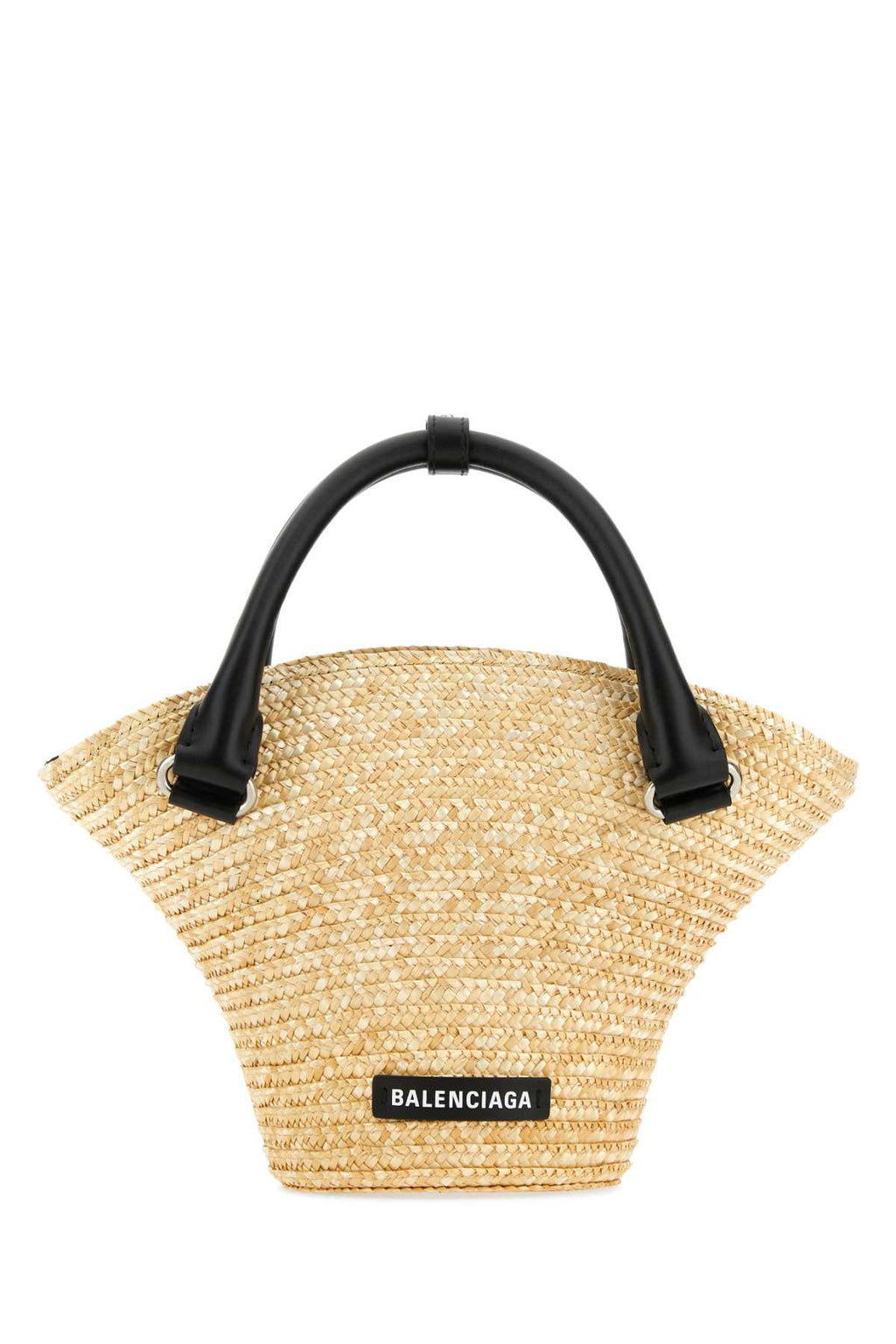 Balenciaga Women Straw Mini Beach Handbag