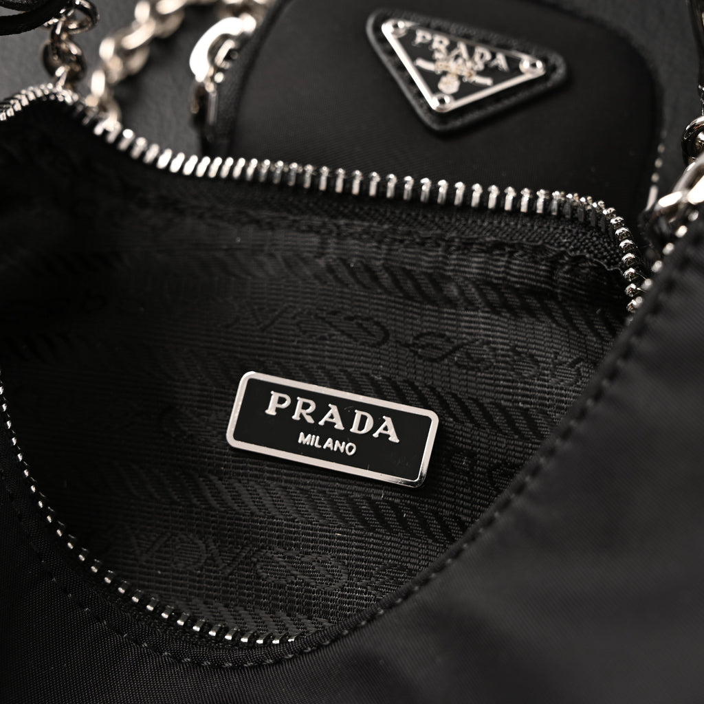 Prada Re-Edition 2005 Nylon Shoulder Bag – Black